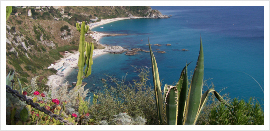 Spiaggia di Grotticelle a Capo Vaticano.